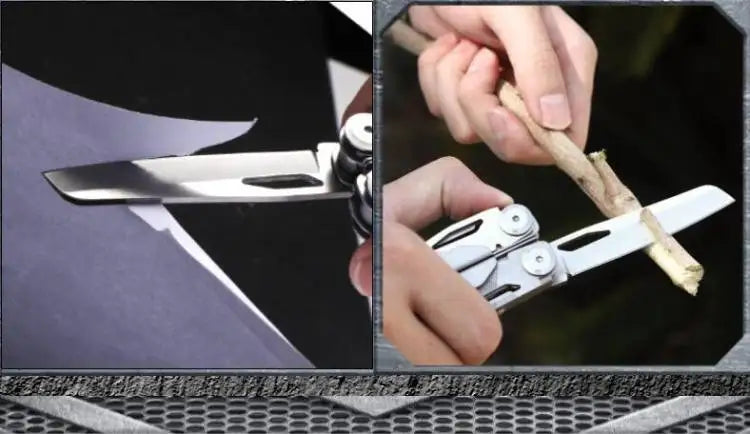 DL10 Emergency Plier Folding Knife Multitool Tactical Clamp Combination Survival Gear Clip Multifunctional Multi Tool