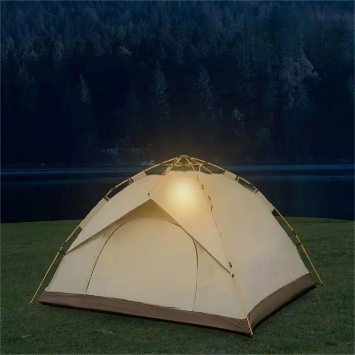 Outdoor Automatic Quick-opening Tent ,Two windowless door