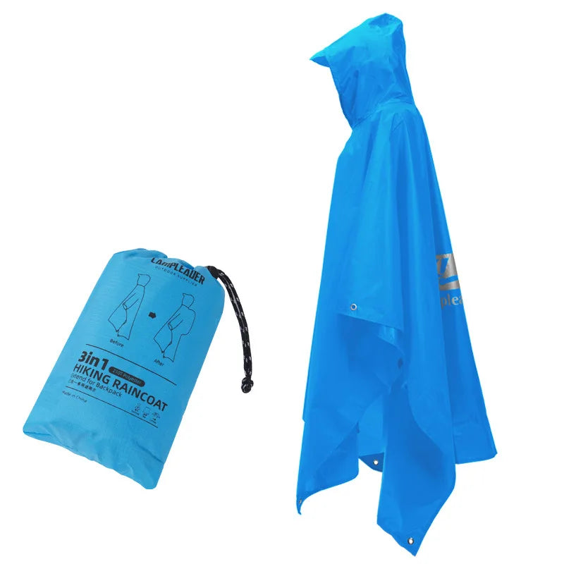 3-in-1 Waterproof Lightweight Unisex Raincoat