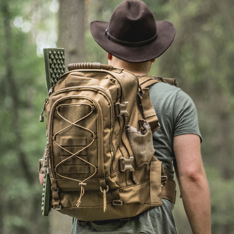 LQARMY 65L Outdoor Tactical Backpack
