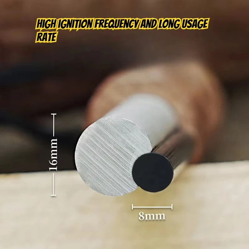 Flint Camping Fire EDC Tool Outdoor Multifunctional Flint Magnesium Stick Portable Wilderness Survival Emergency Fire Starter