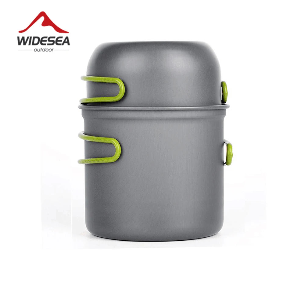Ultralight Camping Cooking Utensils Outdoor Tableware Pot Set Hiking Picnic Travel