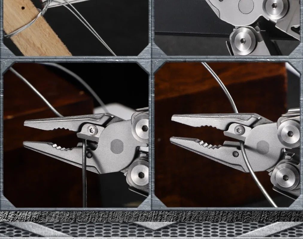 DL10 Emergency Plier Folding Knife Multitool Tactical Clamp Combination Survival Gear Clip Multifunctional Multi Tool
