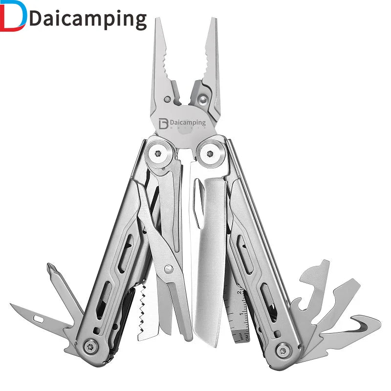 DL10 Emergency Plier Folding Knife Multitool Tactical Clamp Combination Survival Gear Clip Multifunctional Multi Tool