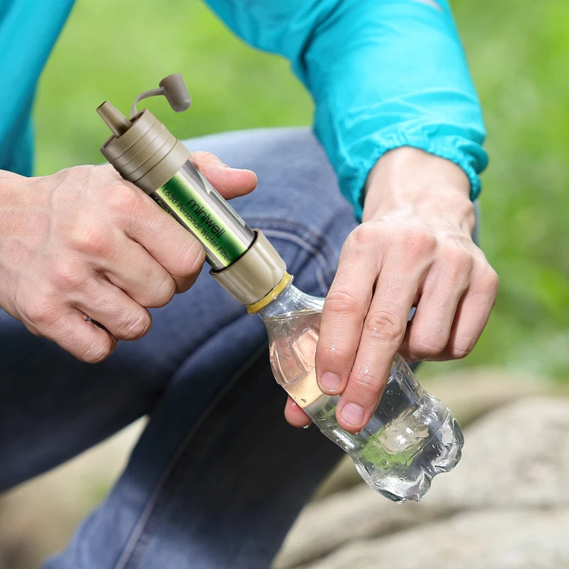 L630 Personal Camping Purification Water Filter Straw for Survival or Emergency Supplies