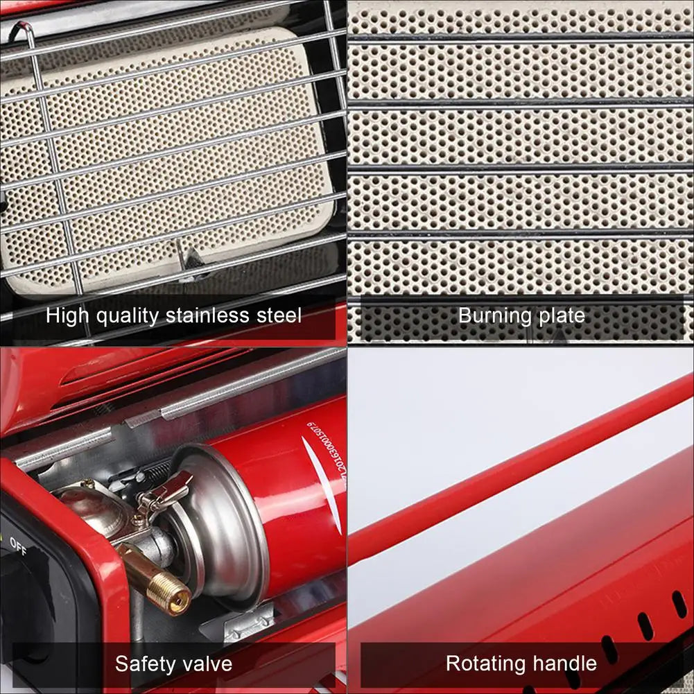 Outdoor Heater 1300W Portable Dual-Use Mini Tent Heater For Camping