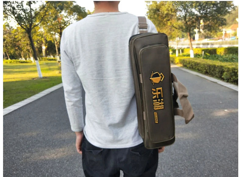 Portable 2/3 Layer Men's Fishing Bag 50/60/70/80CM Fish Rod Carrier Oxford Fishing Pole Tools Outdoor Waterproof Pesca XA220G