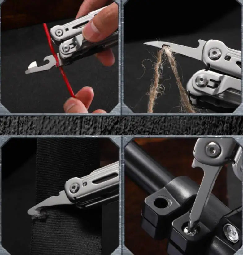 DL10 Emergency Plier Folding Knife Multitool Tactical Clamp Combination Survival Gear Clip Multifunctional Multi Tool