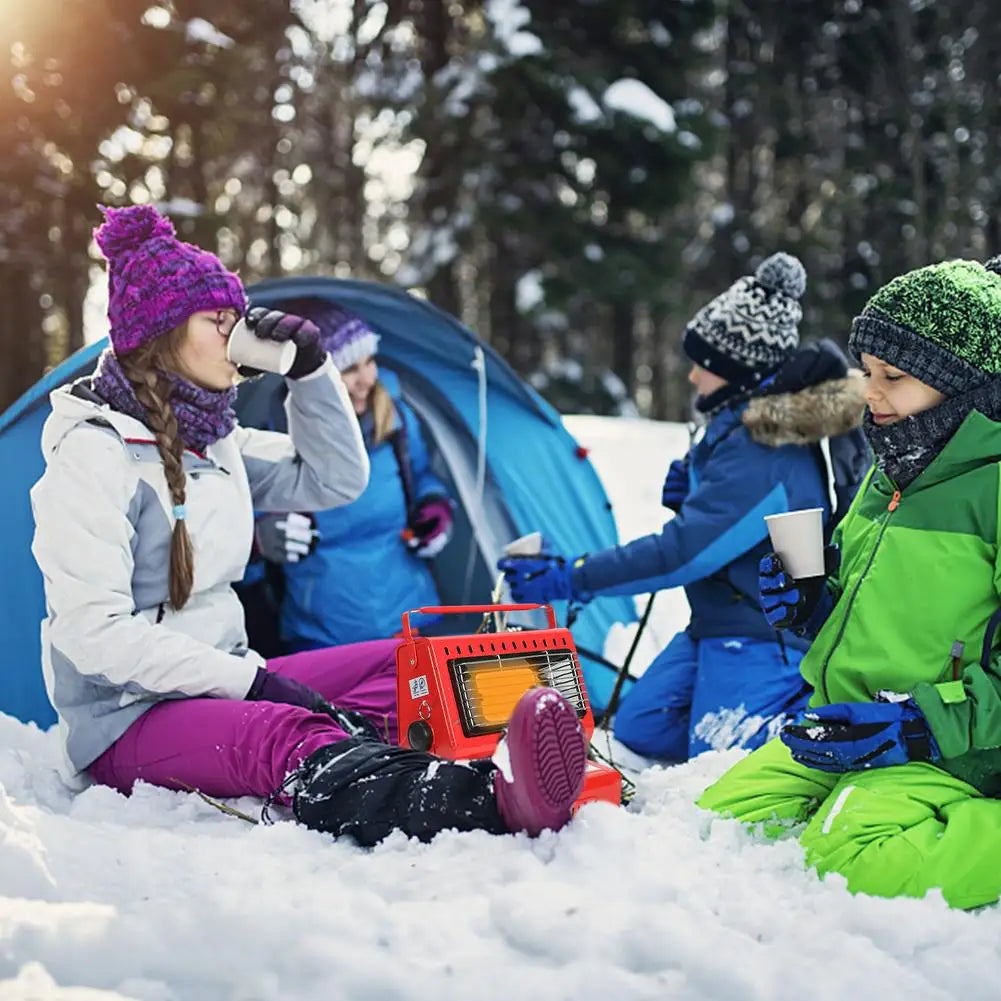 Outdoor Heater 1300W Portable Dual-Use Mini Tent Heater For Camping