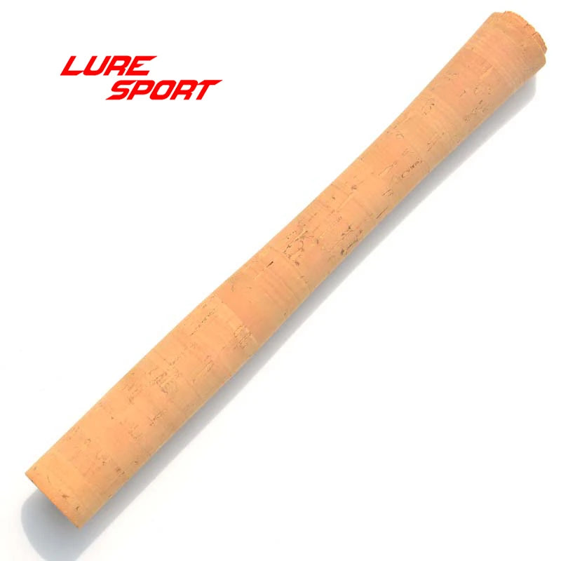 LureSport  cork grip cork Butt Aluminun Ring Set Rod Building Component Cork Rod handle Repair Fishing Pole DIY Accessory