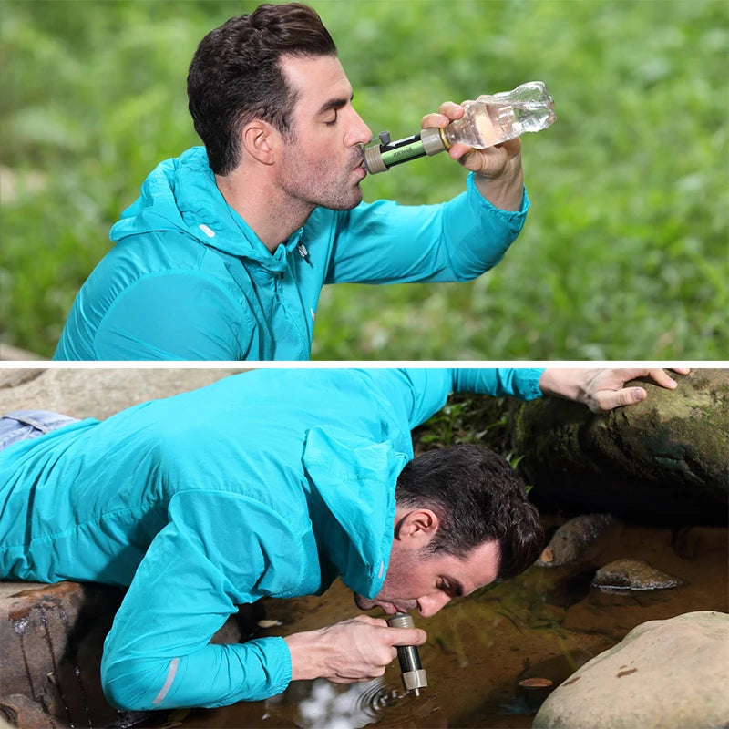 L630 Personal Camping Purification Water Filter Straw for Survival or Emergency Supplies