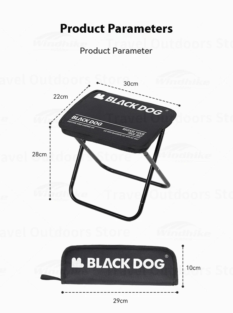 Camping Stool Aluminum Alloy Ultralight Foldable Seat