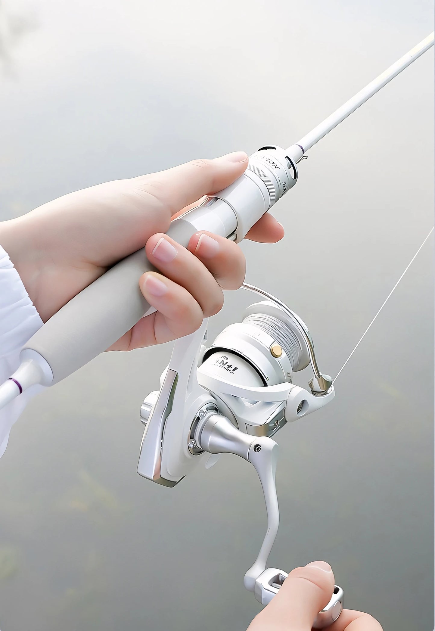White Carbon Fiber Lure Fishing Rod,UL ML M Ultralight Spinning and Casting Rod,Trout,Bass,Carp Fishing Rod,Stream Fishing Pole