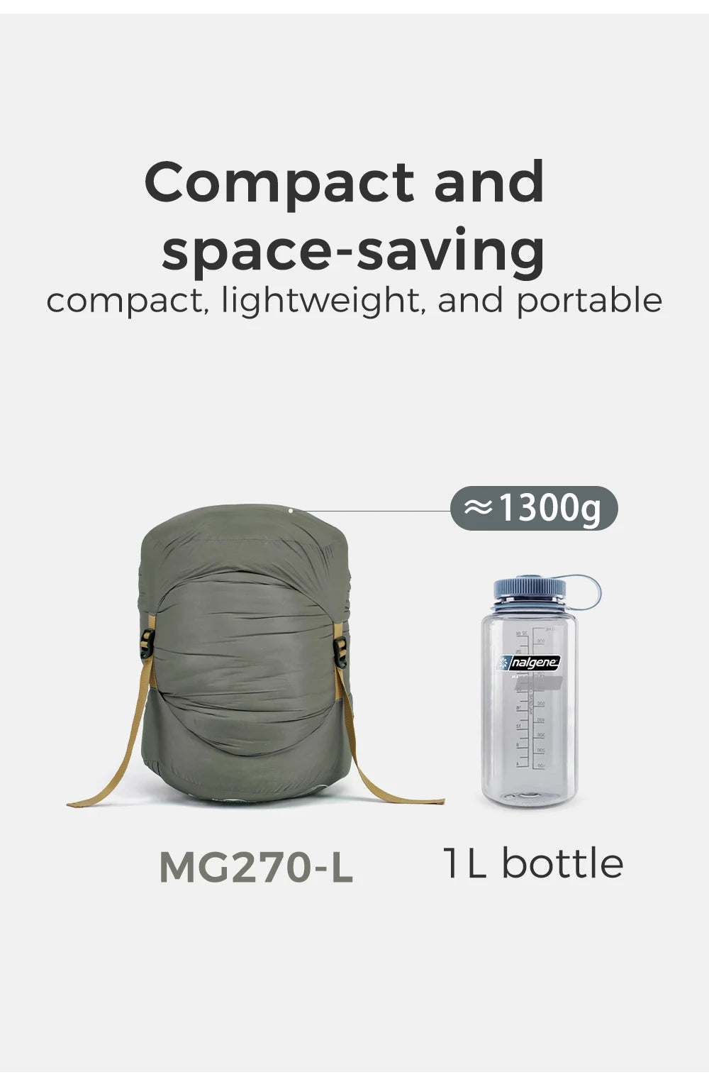 Naturehike MJ Pro Mummy Sleeping Bag MG120/MG270 Ultralight Hiking Waterproof Sleeping Bag Camping Cotton Winter Sleeping Bag