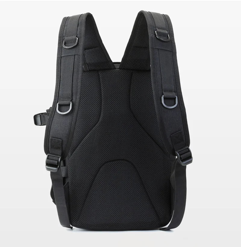1000D Nylon Waterproof Fishing Backpack Fishing Tackle Storage Bag Double Shoulder Sling Bag for Outdoor Fishing Hunting Hiking