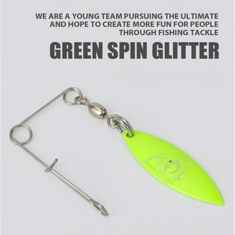 New 1-5PCS Spinner Fishing Lure Bait Spoon Swisher Buzzbait Bass Wire Baits Popper Vib Spinnerbait Lure DIY Fishing Accessories
