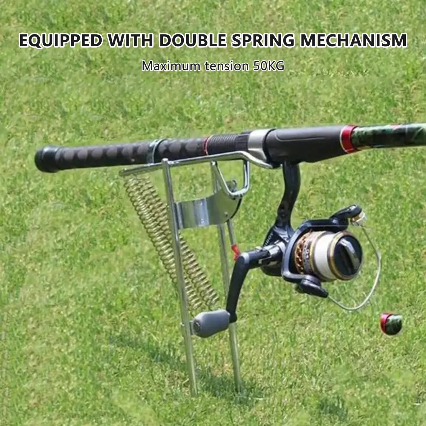 Automatic Spring Fishing Rod Holder Easy to Assemble and Dismantle Rod Holders Fits for Different Sizes of Rods