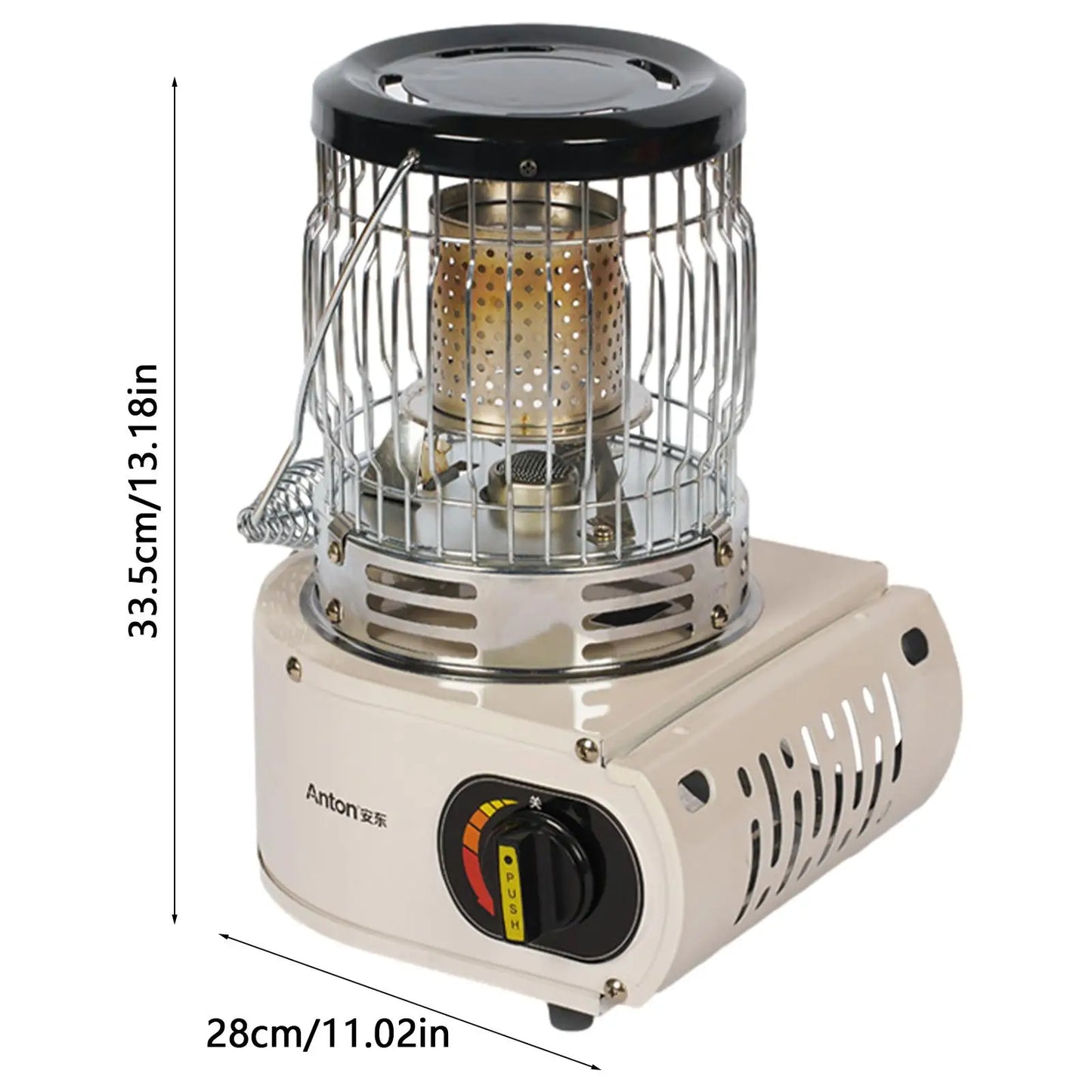 Outdoor Heater 1300W Portable Dual-Use Mini Tent Heater For Camping