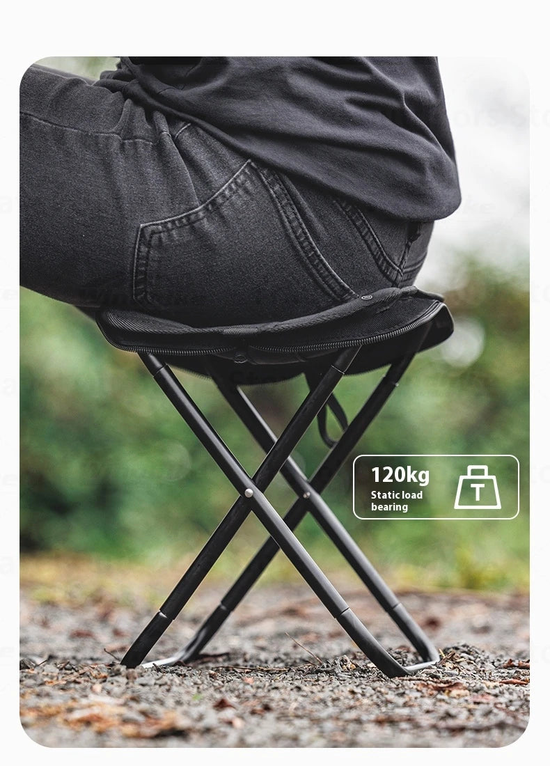 Camping Stool Aluminum Alloy Ultralight Foldable Seat