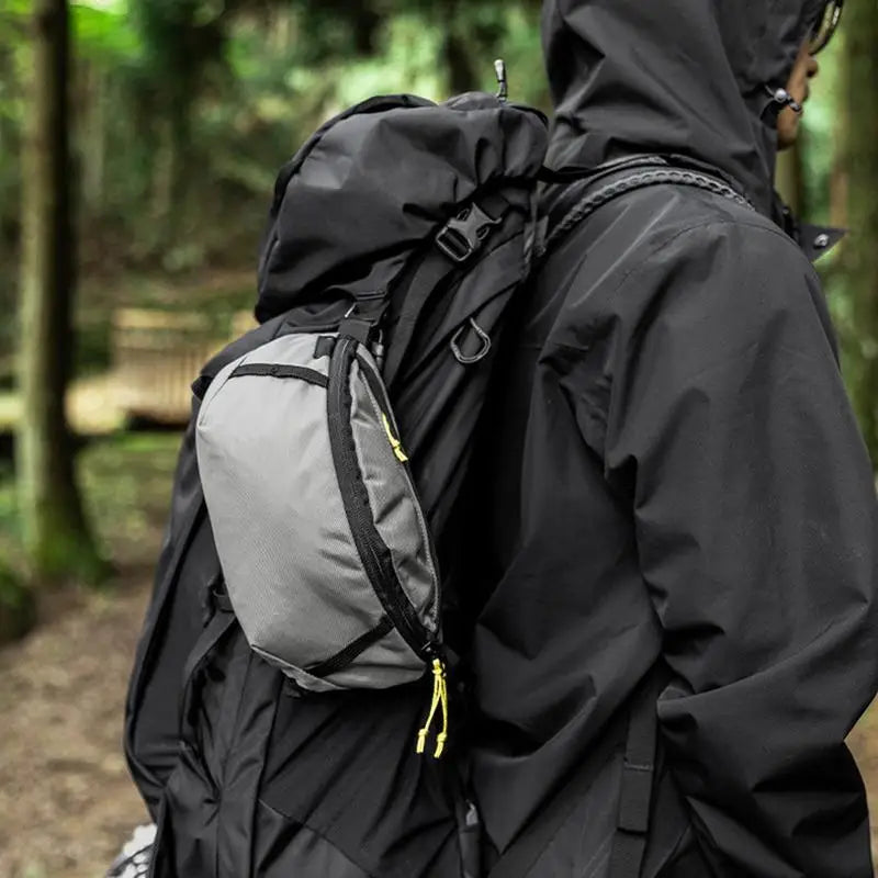 Portable Outdoor Waist Bag Adjustable Hiking Bag With Strap Mountaineering Running Waist Bag Cycling Backpack For Camping Hiking