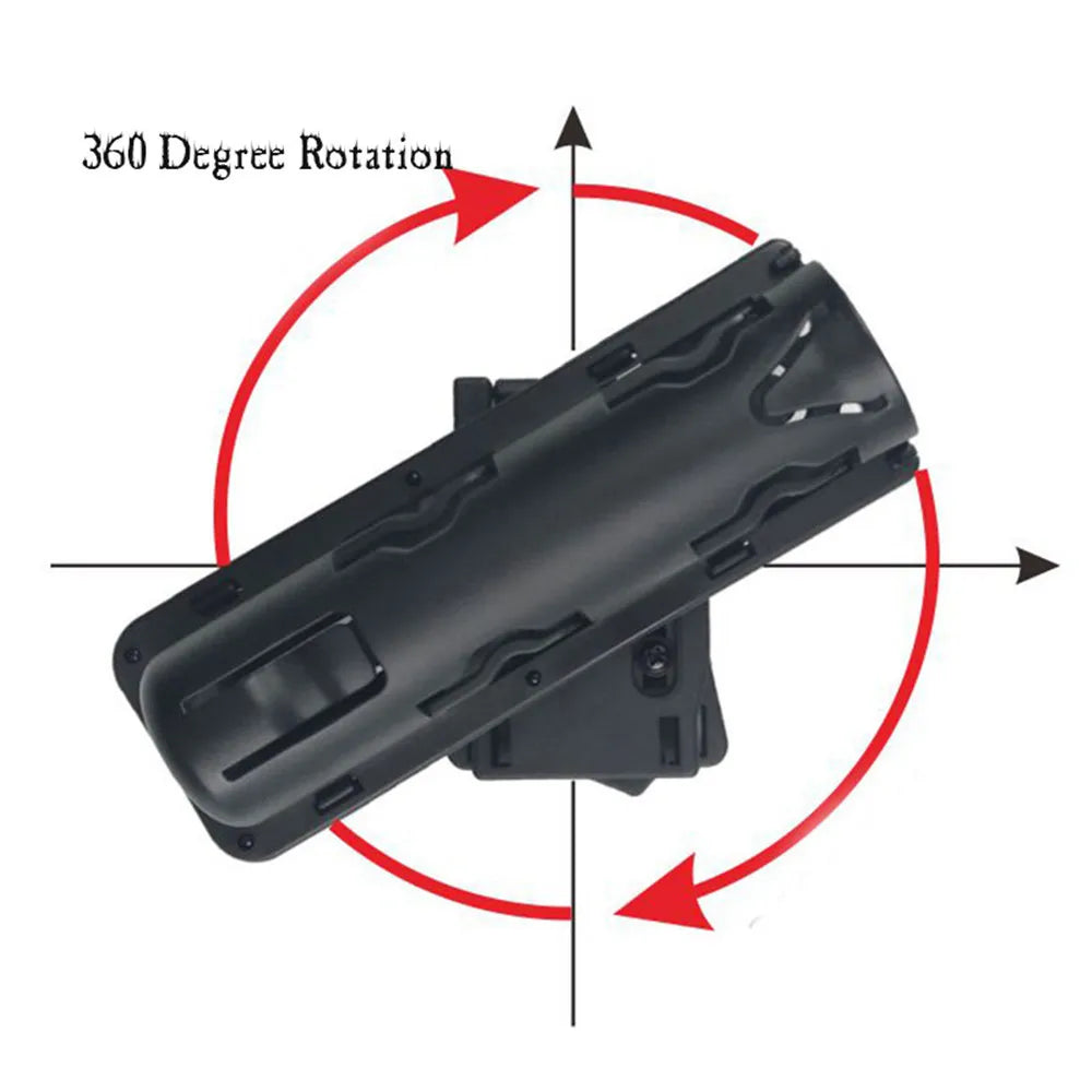 Universal 360 Degree Rotation Baton Case Holster Holder Outdoor Survial Tool
