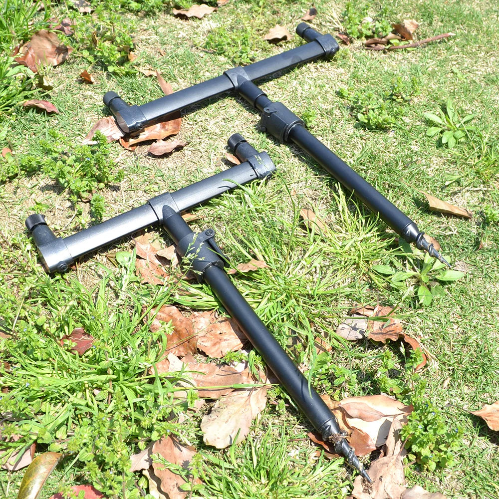 Carp Fishing Tackle Rod Pod Set With Bag 2pcs Bank Sticks And Buzz Bars Fishing Rod Holder