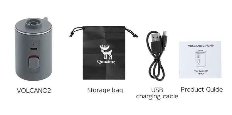 Multifunctional Electric Air Pump - Outdoor Mini Portable for Camping Air Mattress Swimming Ring Inflation & Deflation