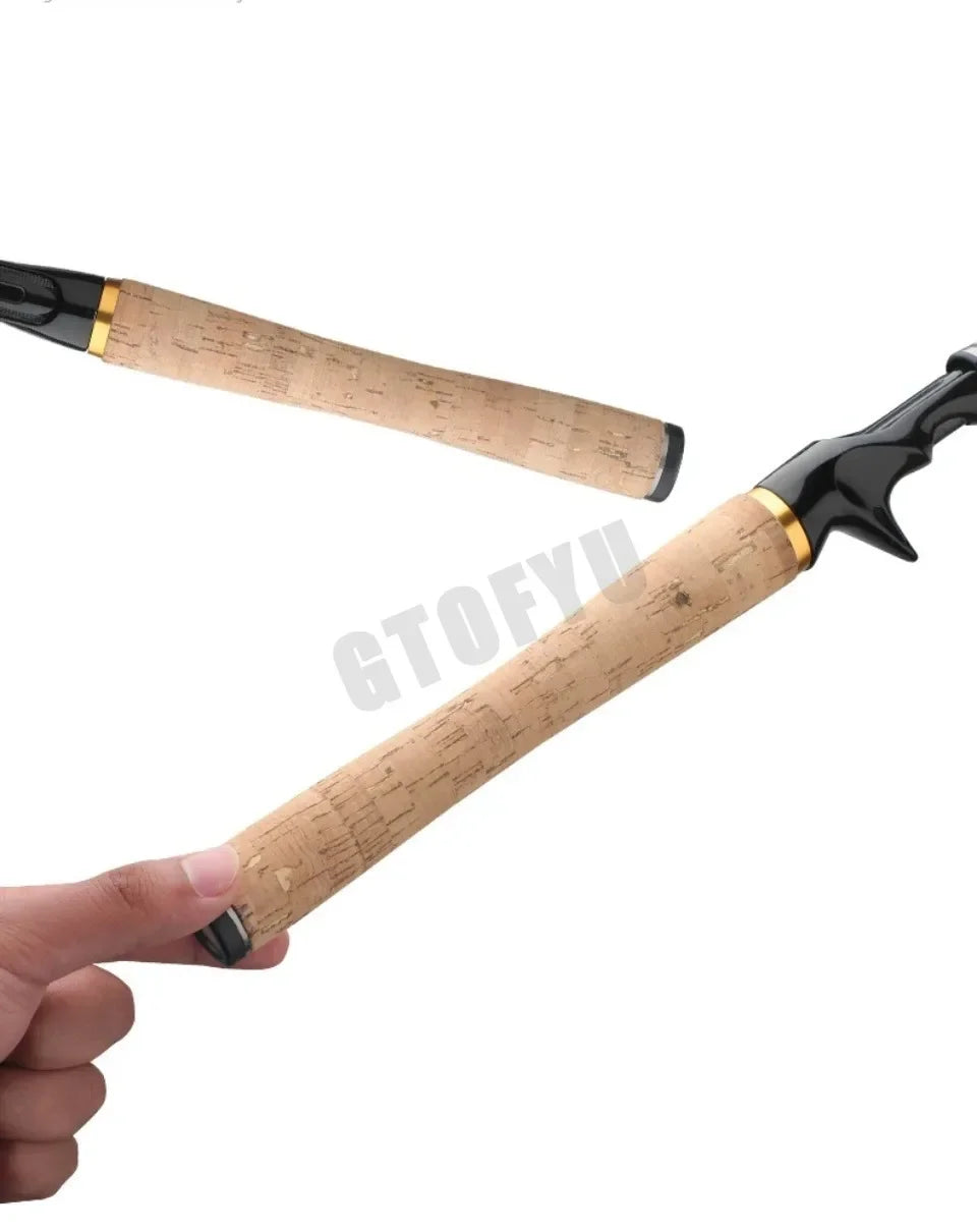 2.1m 2.4m 2.7m Lure Fishing Rod Fuji Ring High Carbon Fiber Spinning Casting Fishing Rod Bait Weight 4-25g Travel Fishing Pole