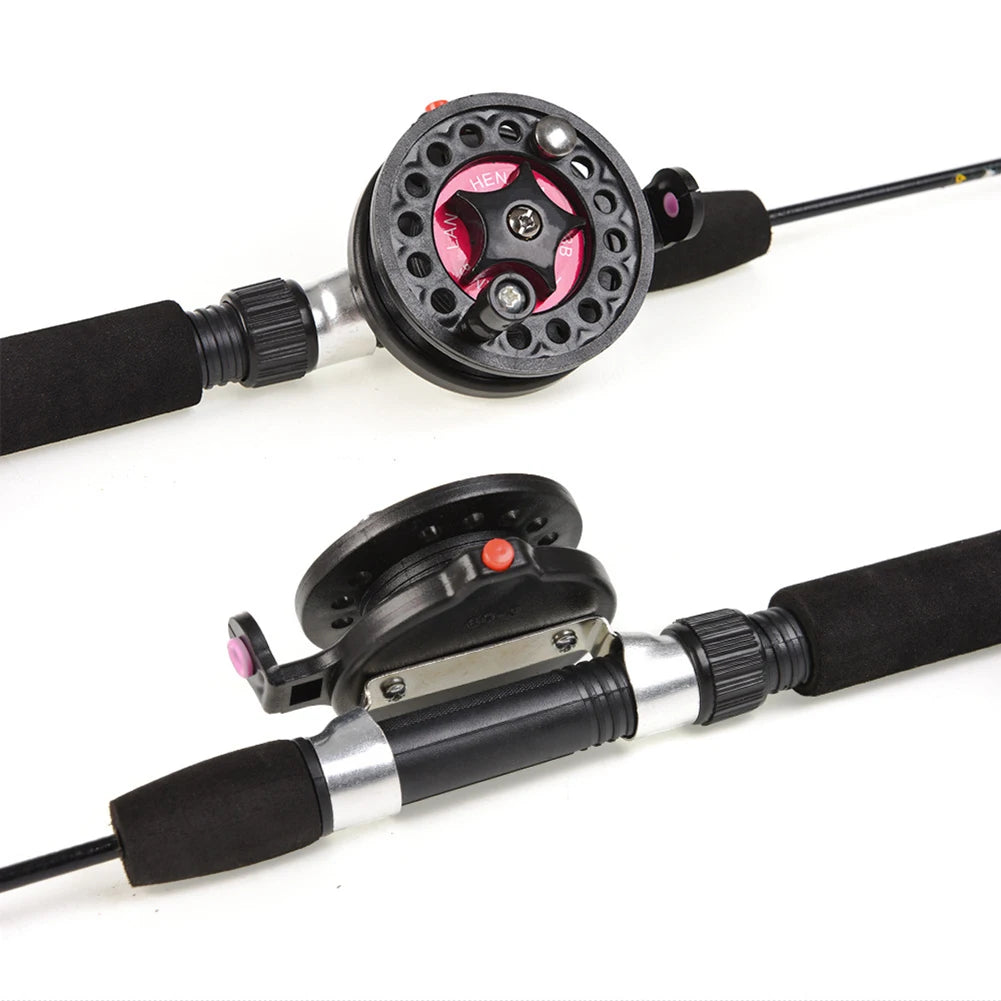 Telescopic Ice Fishing Rod Ultra-Light Fishing Pole Portable Fishing Rod for River Lake Reservoir Ice Fishing and So On