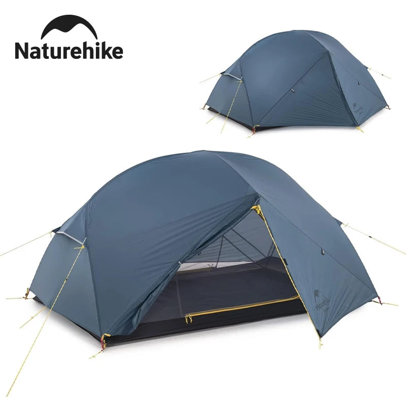 Ultralight Tent 2 Person Waterproof PU3000mm Camping Tent Double Layer Outdoor Travel Hiking Tent