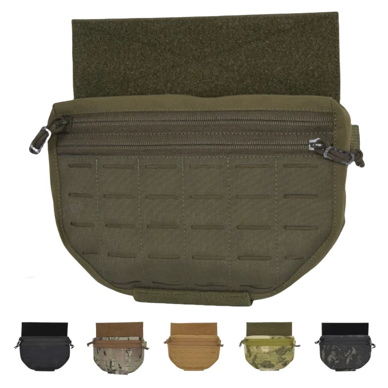 Double Layer Outdoor EDC Pack Men Tactical Molle Waist Pouch Nylon Vest Hang Pouch Fanny Pack Camping Hunting Accessories Bags