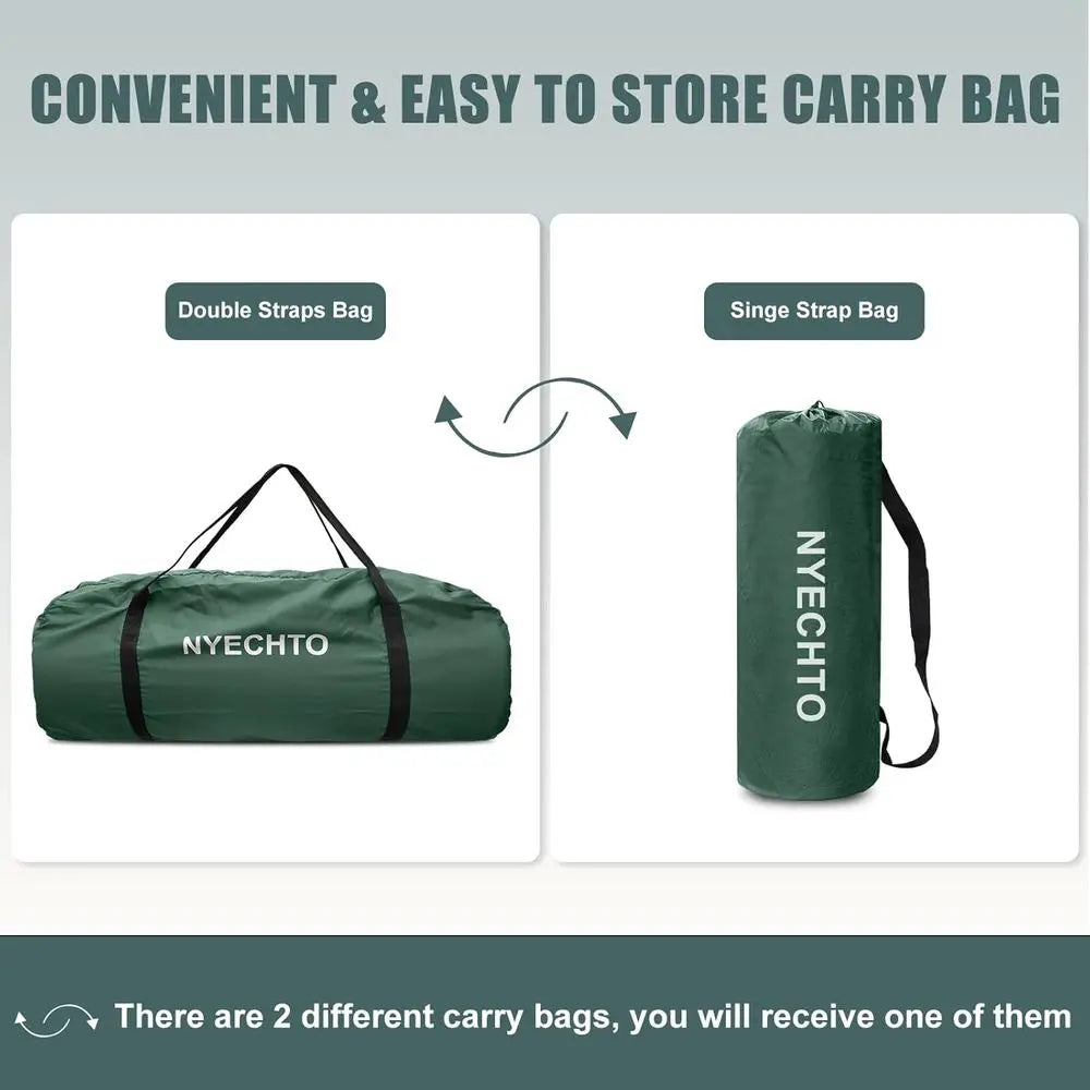 Ultra-Thick Memory Foam Sleeping Pad with Electric Pump, Insulated Camping Mattress with Pillow for Car Travel and Tent