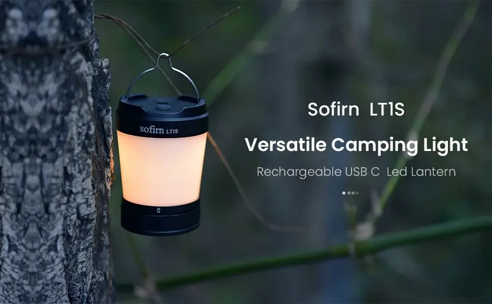 LT1S Camping Light USB C 21700 Rechargeable Powerful Torch Portable Emergency Lantern 2700K-6500K with Reverse Charging