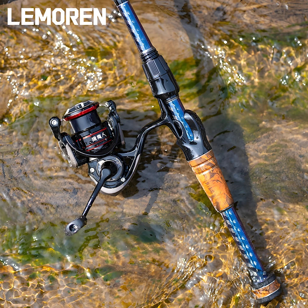 UL Fishing Tackle Lure Rod for Carp Trout Bass,Ultra Light Carbon Fiber Spinning / Casting Rod,Bait Fishing Pole Accessories
