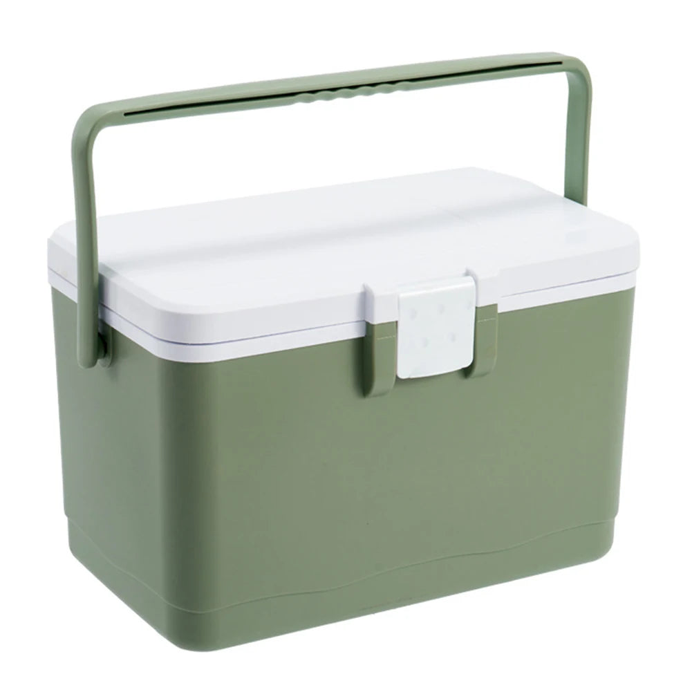 8L Camping Refrigerator Incubator Large Capacity Car Camping Insulation Box Heat Preservation Mini Car Fridge for Car Road Trips