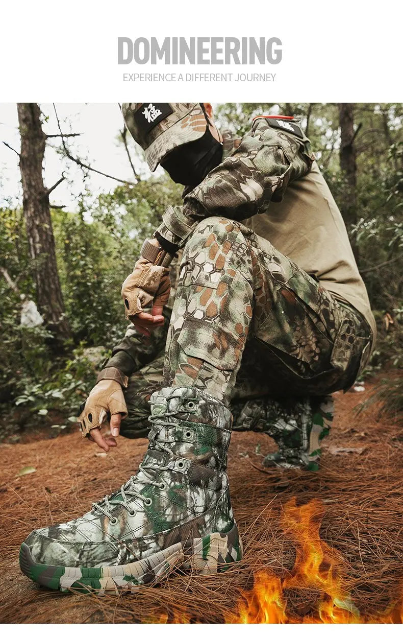 Men's hiking lightweight tactical boots