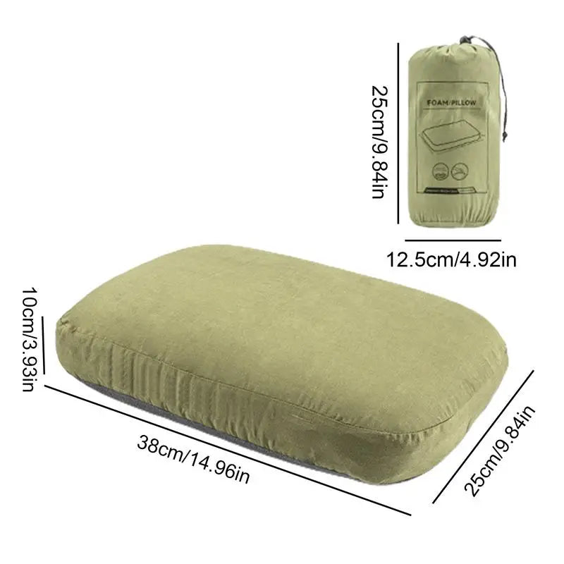 Hiking Pillow Ergonomic Backpacking Pillow Ergonomic Small Backpacking Pillow Lightweight Small Pillow For Camping Hiking Travel