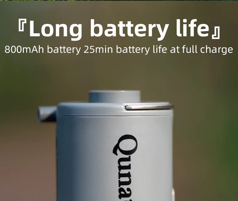 Multifunctional Electric Air Pump - Outdoor Mini Portable for Camping Air Mattress Swimming Ring Inflation & Deflation
