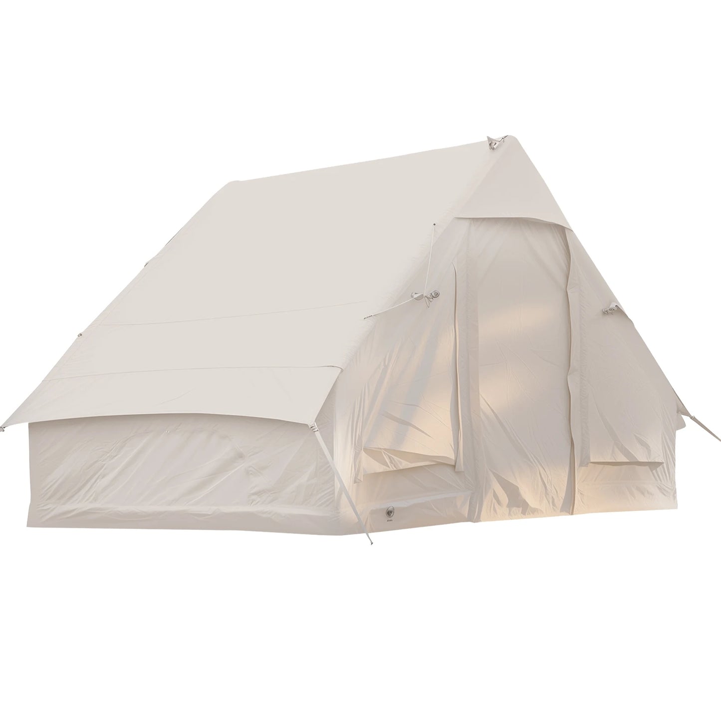 4-6 Person House Self-Supporting Air Tent with Hand Pump Automatic Inflatable Floating Tent Storage Bag for Adults