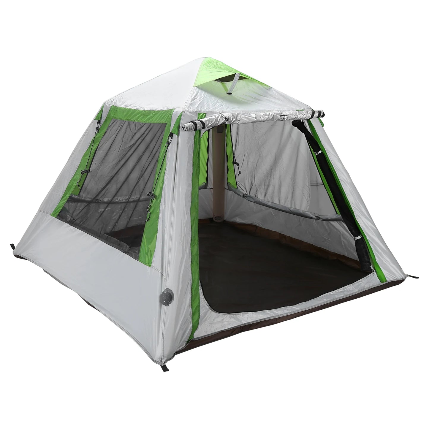 Inflatable Blow Up Tent for 2 To 3 Persons Easy Setup Pop Up Tent Oxford Waterproof with Mesh Windows for Backpacking and Hiking