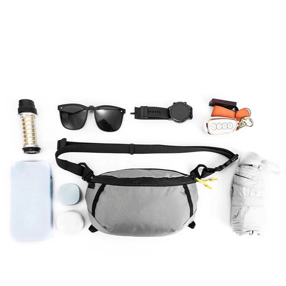 Adjustable Chest Belt Fishing Fanny Bag Hiking Bag With Strap Portable Waist Bag Multifunctional Belt Bags For Traveling Running