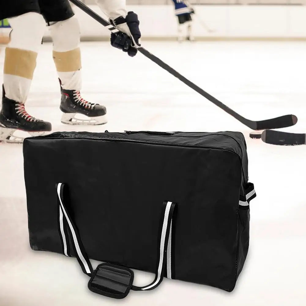 Hockey Gear Bag Ice Hockey Storage Duffle Bag Portable Travel Bag For Equipment Multifunctional Waterproof Ice Hockey Carry Bag
