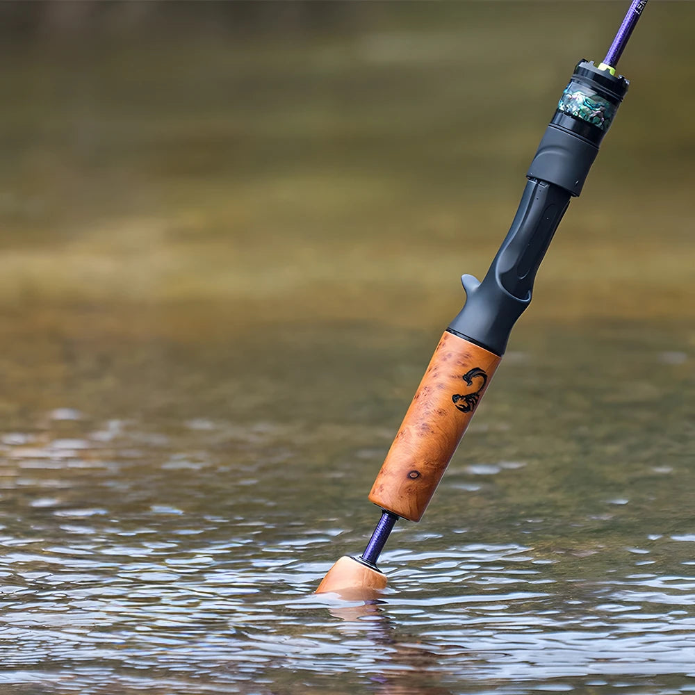 UL Ultra Light Carbon Fiber Lure Fishing Rod Accessories for Carp Trout Bass,Spinning and Casting Rod,Small Bait Fishing Pole