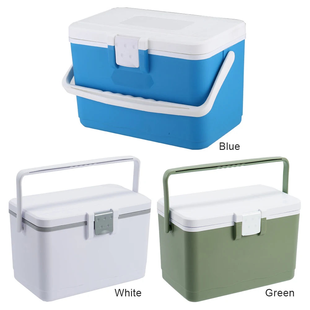 8L Camping Refrigerator Incubator Large Capacity Car Camping Insulation Box Heat Preservation Mini Car Fridge for Car Road Trips