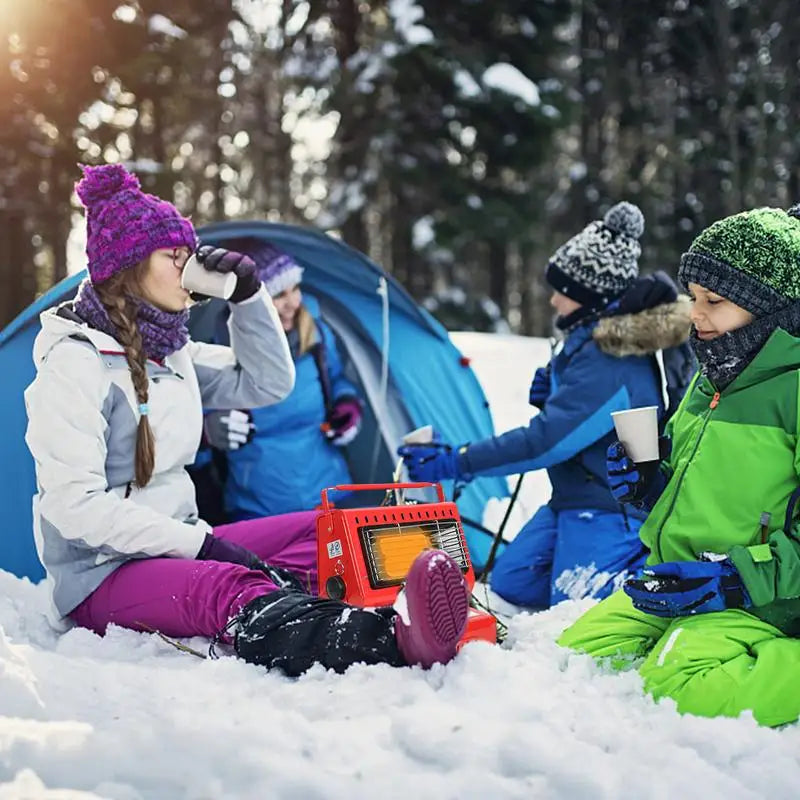 Outdoor Heater 1300W Portable Dual-Use Mini Tent Heater For Camping