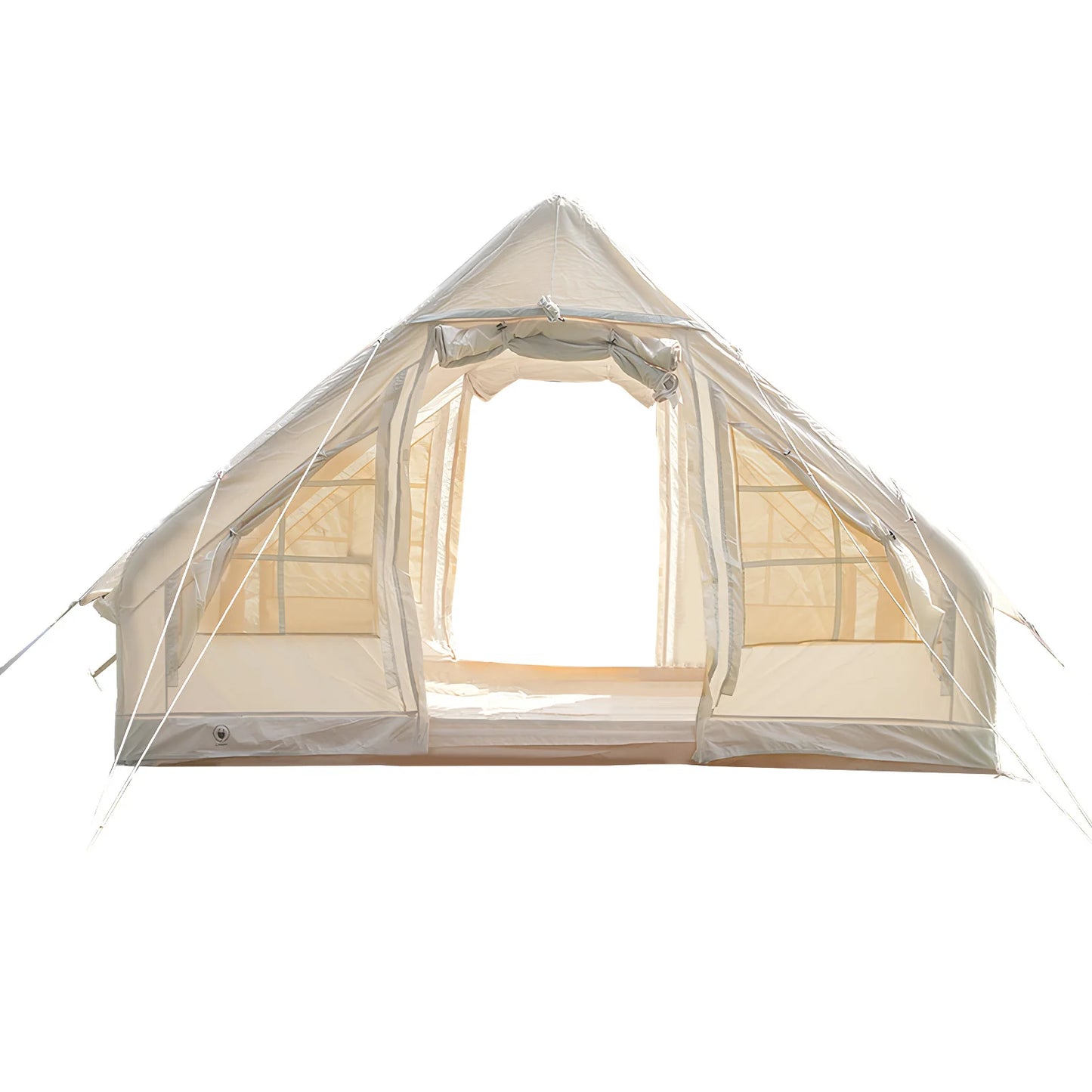 4-6 Person House Self-Supporting Air Tent with Hand Pump Automatic Inflatable Floating Tent Storage Bag for Adults