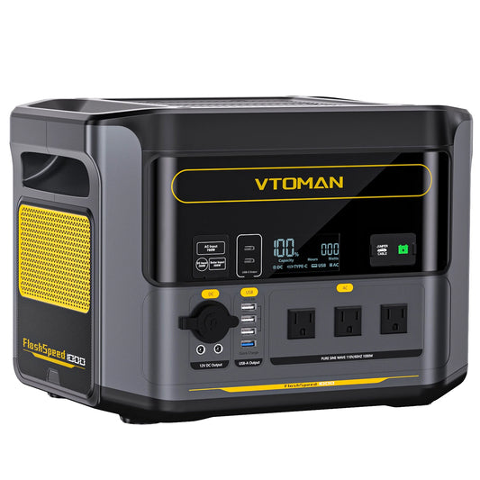 FlashSpeed 1000 Portable Power Station 2000W 828Wh LiFeP04 Battery For Outdoor Camping Tent Travel