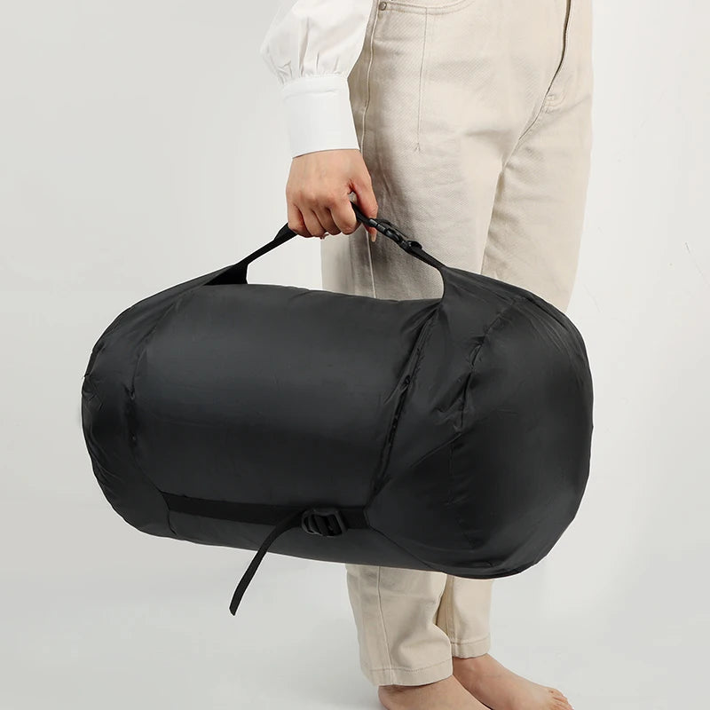 The Extended Goose Down Mummy Sleeping Bag Is Filled With Warm Down And Is Suitable For A Height Above 1.8 Meters.