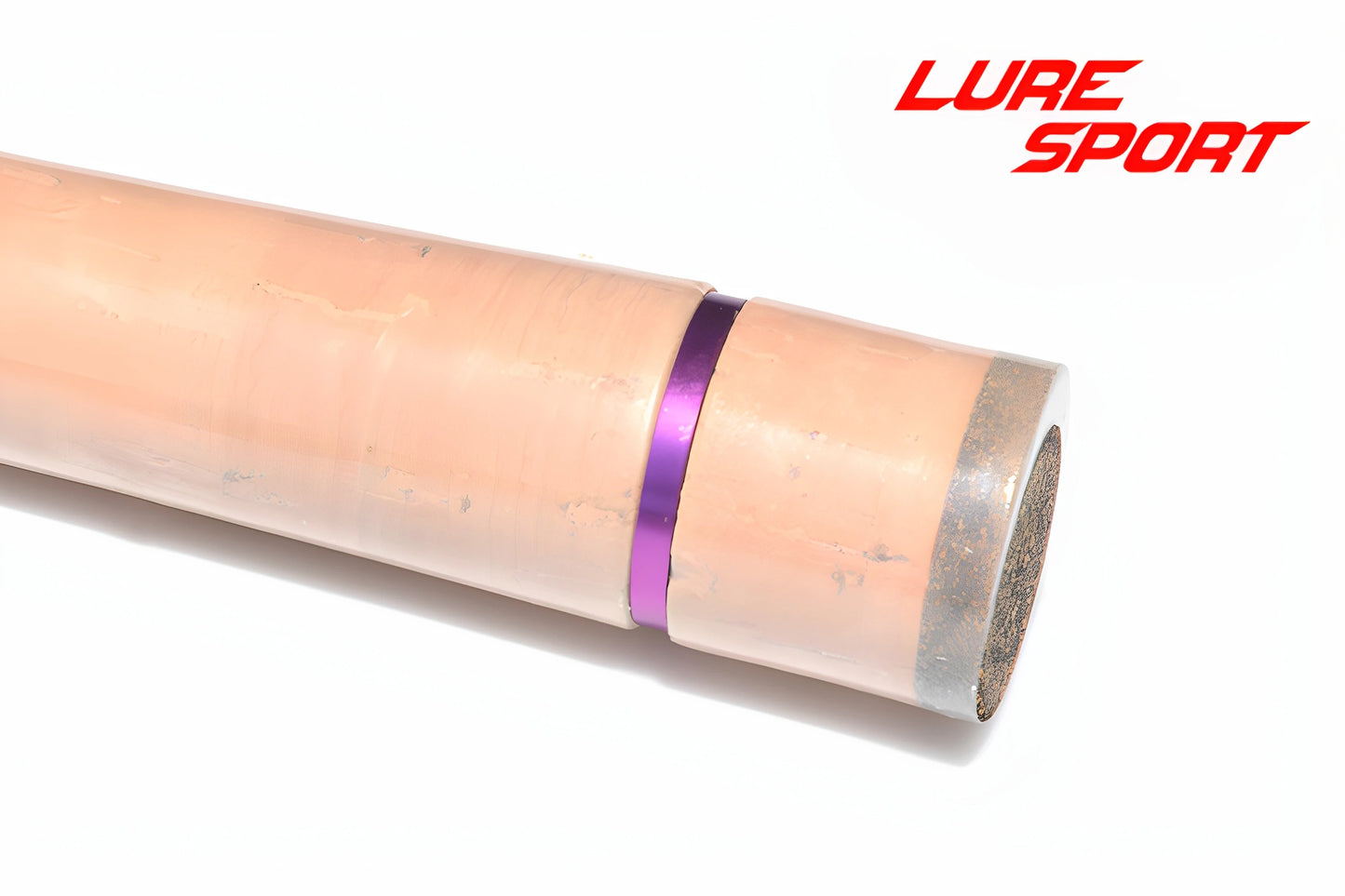 LureSport  cork grip cork Butt Aluminun Ring Set Rod Building Component Cork Rod handle Repair Fishing Pole DIY Accessory