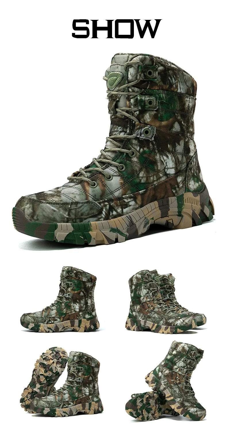 Men's hiking lightweight tactical boots